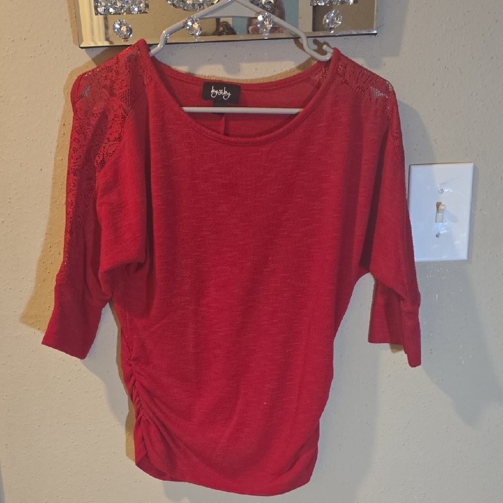 Red Blouse From By ×by